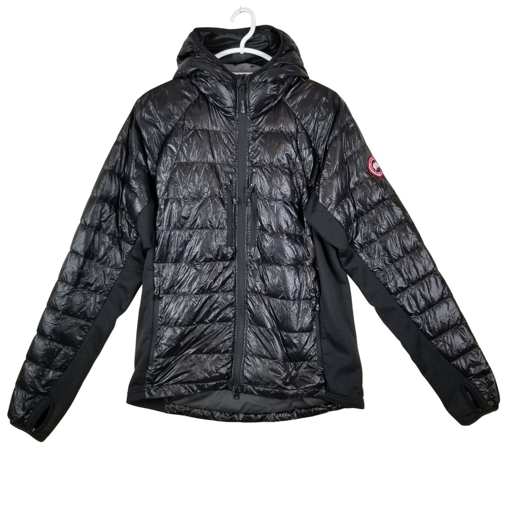 Canada Goose HyBridge Lite Hoody Mens XL Black Down Puffer Jacket 2703M